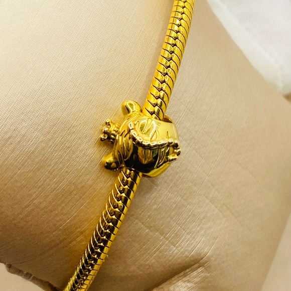EUC Pandora 768594C01 Pandora Shine Chinese Zodiac Tiger Charm w/ Clear CZ’s - Picture 7 of 13